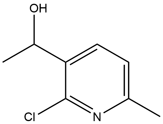 2-Chloro-α,6-dimethyl-3-pyridinemethanol Struktur