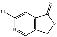 Furo[3,4-c]pyridin-1(3H)-one, 6-chloro- Struktur