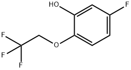 5-Fluoro-2-(2,2,2-trifluoroethoxy)phenol Struktur