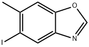 5-Iodo-6-methyl-1,3-benzoxazole Struktur