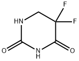2,4(1H,3H)-Pyrimidinedione, 5,5-difluorodihydro- Struktur