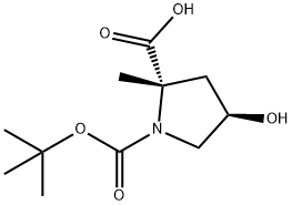 1,2-Pyrrolidinedicarboxylic acid, 4-hydroxy-2-methyl-, 1-(1,1-dimethylethyl) ester, (2S,4R)-|
