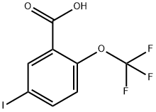 Benzoic acid, 5-iodo-2-(trifluoromethoxy)- Struktur