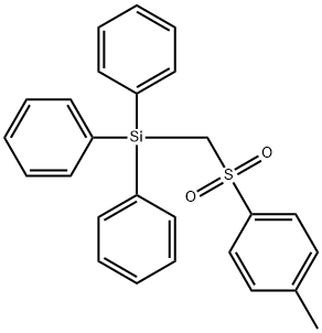Triphenyl(tosylmethyl)silane Struktur