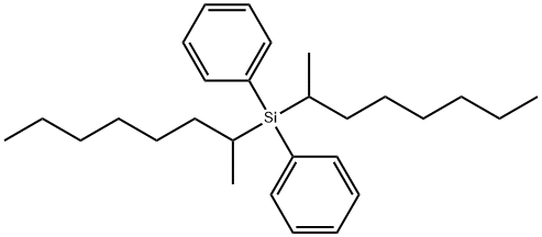 Di(octan-2-yl)diphenylsilane Struktur