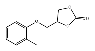 1,3-Dioxolan-2-one, 4-[(2-methylphenoxy)methyl]- Struktur