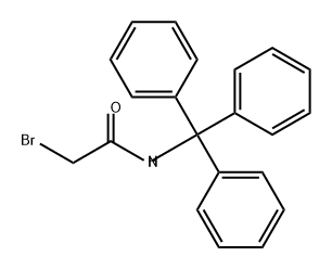 Acetamide, 2-bromo-N-(triphenylmethyl)- Struktur