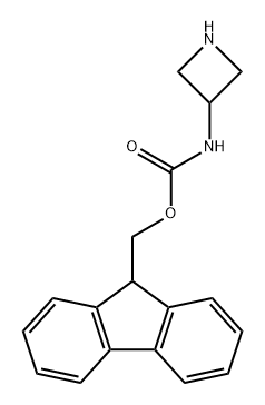 Carbamic acid, N-3-azetidinyl-, 9H-fluoren-9-ylmethyl ester Struktur