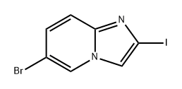Imidazo[1,2-a]pyridine, 6-bromo-2-iodo- Struktur