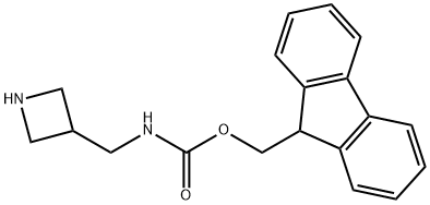 Carbamic acid, N-(3-azetidinylmethyl)-, 9H-fluoren-9-ylmethyl ester Struktur