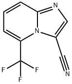 5-(Trifluoromethyl)imidazo[1,2-a]pyridine-3-carbonitrile Struktur