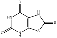 Thiazolo[5,4-d]pyrimidine-5,7(2H,4H)-dione, 1,6-dihydro-2-thioxo- Struktur