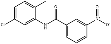 N-(5-Chloro-2-methylphenyl)-3-nitrobenzamide Struktur