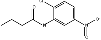 Butanamide, N-(2-chloro-5-nitrophenyl)- Struktur