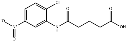 Pentanoic acid, 5-[(2-chloro-5-nitrophenyl)amino]-5-oxo- Struktur