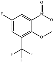 5-Fluoro-2-methoxy-1-nitro-3-(trifluoromethyl)benzene Struktur