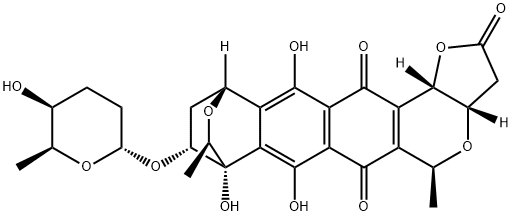 Granaticin B  Struktur