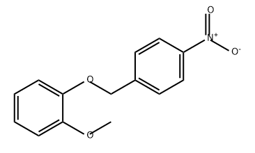 Benzene, 1-methoxy-2-[(4-nitrophenyl)methoxy]- Struktur