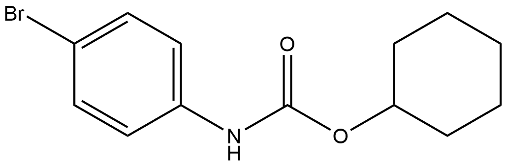 (4-Bromophenyl)carbamic acid cyclohexyl ester Struktur