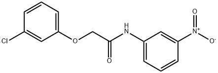 2-(3-Chlorophenoxy)-N-(3-nitrophenyl)acetamide Struktur