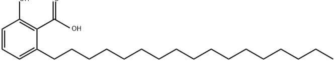 Benzoic acid, 2-heptadecyl-6-hydroxy- Struktur