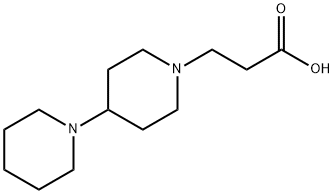 [1,4'-Bipiperidine]-1'-propanoic acid Struktur