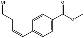 Benzoic acid, 4-[(1Z)-4-hydroxy-1-buten-1-yl]-, methyl ester Struktur