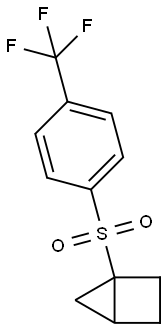 Bicyclo[2.1.0]pentane, 1-[[4-(trifluoromethyl)phenyl]sulfonyl]- Struktur