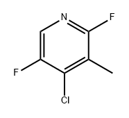 Pyridine, 4-chloro-2,5-difluoro-3-methyl- Struktur