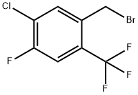 5-Chloro-4-fluoro-2-(trifluoromethyl)benzyl bromide Struktur