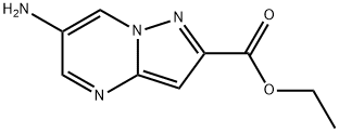 ethyl 6-aminopyrazolo[1,5-a]pyrimidine-2-carboxylate Struktur
