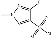 3-Fluoro-1-methyl-1H-pyrazole-4-sulfonyl chloride Structure