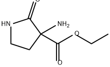 3-Pyrrolidinecarboxylic acid, 3-amino-2-oxo-, ethyl ester Structure