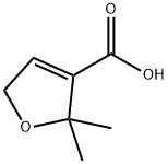 3-Furancarboxylic acid, 2,5-dihydro-2,2-dimethyl- Struktur
