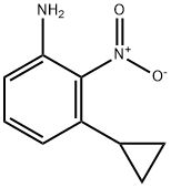 3-(Cyclopropyl)-2-nitroaniline Structure