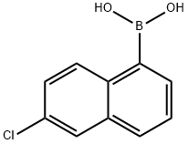 Boronic acid, B-(6-chloro-1-naphthalenyl)- Struktur