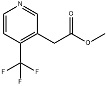 Methyl 4-(Trifluoromethyl)pyridine-3-acetate Struktur