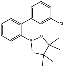 1,3,2-Dioxaborolane, 2-(3'-chloro[1,1'-biphenyl]-2-yl)-4,4,5,5-tetramethyl-|3'-氯-[1,1'-聯(lián)苯]-2-硼酸頻哪醇酯