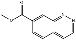 7-Cinnolinecarboxylic acid, methyl ester Struktur