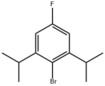 Benzene, 2-bromo-5-fluoro-1,3-bis(1-methylethyl)- Struktur