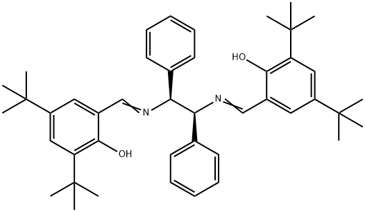 2,2'-[[(1S,2S)-1,2-Diphenyl-1,2-ethanediyl]bis(nitrilomethylidyne)]bis[4,6-bis(1,1-dimethylethyl)phenol Struktur