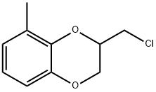 1,4-Benzodioxin, 2-(chloromethyl)-2,3-dihydro-8-methyl- Struktur