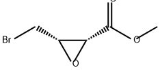 2-Oxiranecarboxylic acid, 3-(bromomethyl)-, methyl ester, (2R,3S)- Struktur