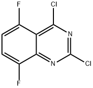 Quinazoline, 2,4-dichloro-5,8-difluoro- Struktur