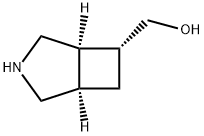 3-Azabicyclo[3.2.0]heptane-6-methanol, (1R,5R,6R)- Struktur