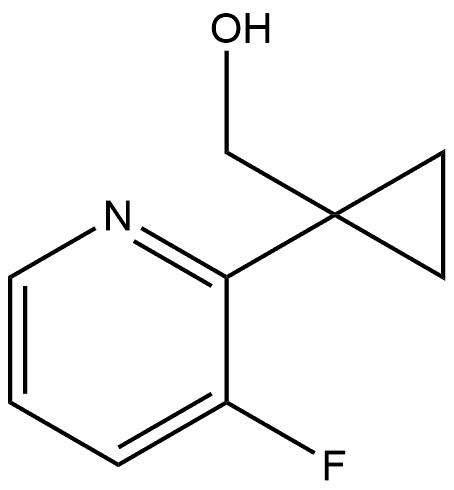 1-(3-Fluoro-2-pyridinyl)cyclopropanemethanol Struktur