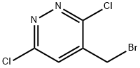 Pyridazine, 4-(bromomethyl)-3,6-dichloro- Structure