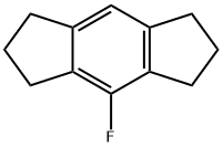 s-Indacene, 4-fluoro-1,2,3,5,6,7-hexahydro- Struktur