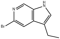 5-Bromo-3-ethyl-1H-pyrrolo[2,3-c]pyridine Struktur