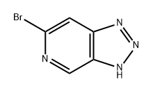 3H-1,2,3-Triazolo[4,5-c]pyridine, 6-bromo- Structure